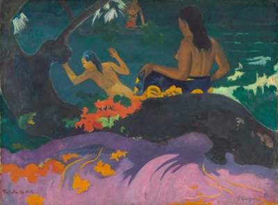 Meren rannalla tekijältä Paul Gauguin