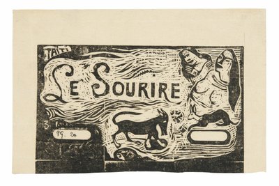 Fox, Kahden naisen rintakuvat ja kani, Le souriren päähine tekijältä Paul Gauguin