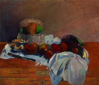 Hedelmät ja veitsi Hedelmät ja veitsi, 1901. tekijältä Paul Gauguin