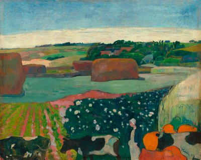 Heuhaufen in Bretagne tekijältä Paul Gauguin