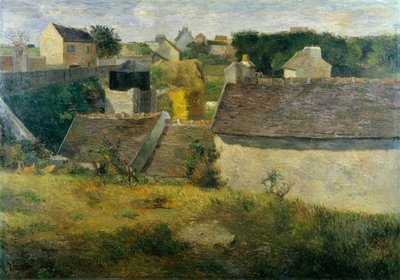 Talot Vaugirardissa Vaugiraudin talot, 1880. tekijältä Paul Gauguin