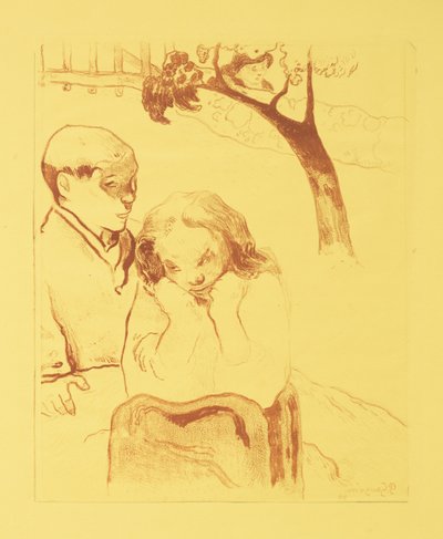 Menschliches Elend tekijältä Paul Gauguin