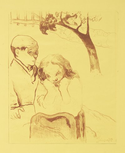 Ihmisen kurjuus, 1889 tekijältä Paul Gauguin