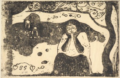 Ihmisten kurjuus, 1898-99. tekijältä Paul Gauguin