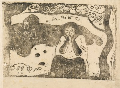 Ihmisen suru (Miseres humaines) tekijältä Paul Gauguin