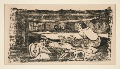 Laatikon sisäpuoli tekijältä Paul Gauguin
