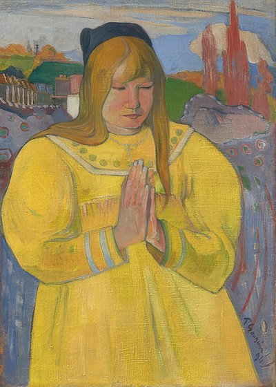 Nuori kristitty tyttö. 1984 tekijältä Paul Gauguin
