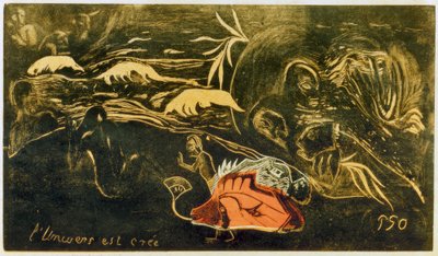 L’Univers est creé tekijältä Paul Gauguin