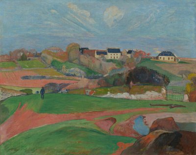 Le Pouldun maisema tekijältä Paul Gauguin