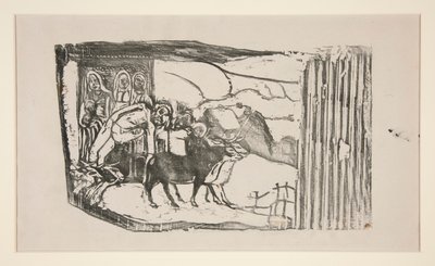 Le Calvaire Breton [Bretagnen tienvarsipyhäkkö] tekijältä Paul Gauguin