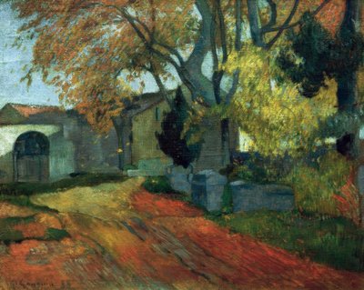 Les Alyscamps tekijältä Paul Gauguin