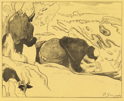 Die Wäscherinnen tekijältä Paul Gauguin