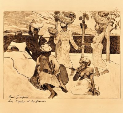 Les cigales et les fourmis tekijältä Paul Gauguin