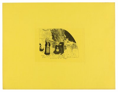 Meren draamat: Bretagne, Volpini-sviitistä tekijältä Paul Gauguin