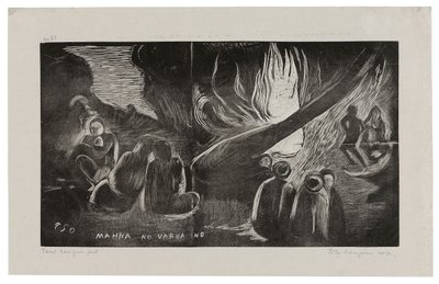 Mahna no varua ino (Paholainen puhuu), Noa Noa-sviitistä. tekijältä Paul Gauguin