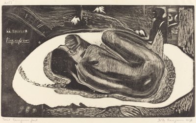 Manoa Tupapau (Häntä ahdistaa henki) tekijältä Paul Gauguin