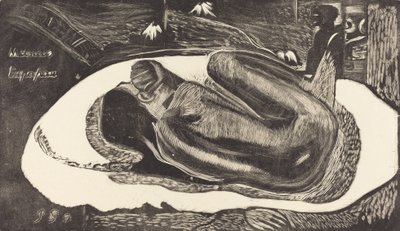 Manoa Tupapau Henki kummittelee häntä, 18941895. tekijältä Paul Gauguin