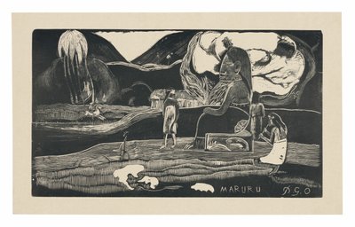 Maruru (Offerings of Gratitude), Noa Noa -sviitistä tekijältä Paul Gauguin