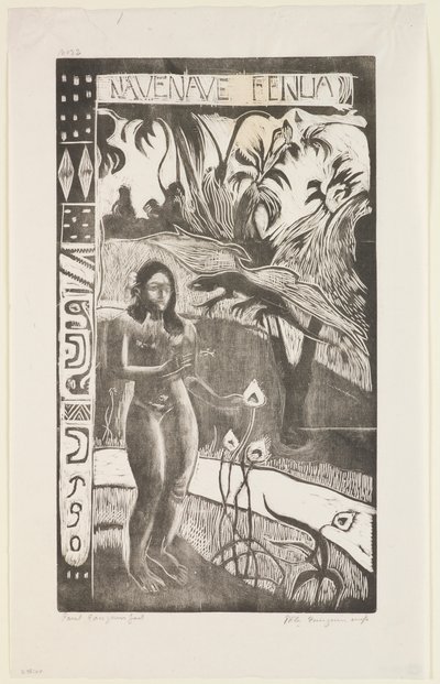 Nave Nave Fenua, sarjasta "Noa Noa" tekijältä Paul Gauguin