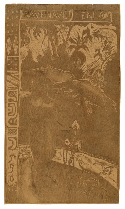 Nave nave fenua (Delightful Land), Noa Noa -sviitistä tekijältä Paul Gauguin
