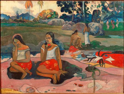 Nave nave moe (Suloiset unet) Paul Gauguinin (1848-1903) maalaus 1894 Su. 73x98 cm Pietari, Eremitaaši tekijältä Paul Gauguin