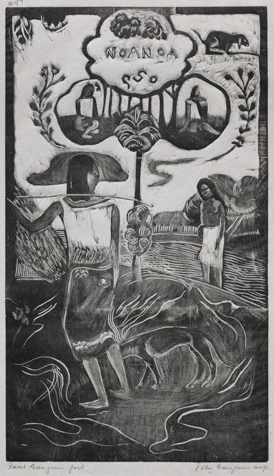 Noa Noa: Noa Noa Fragrant Scent, 1893-94. tekijältä Paul Gauguin
