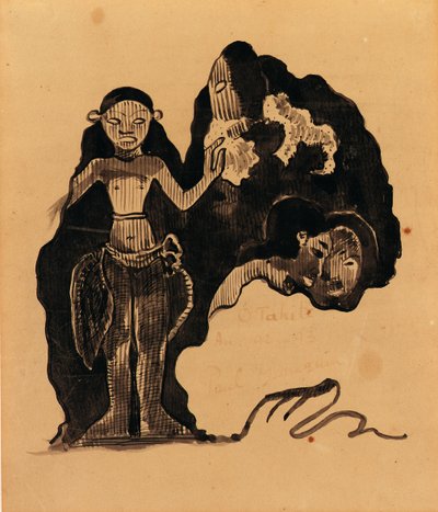 Tahiti, 1892-93 tekijältä Paul Gauguin