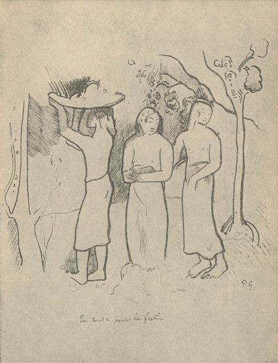 Matkalla juhliin, 1936 tekijältä Paul Gauguin