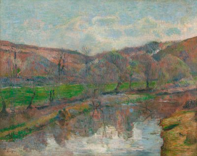 Bretagnen maisema tekijältä Paul Gauguin