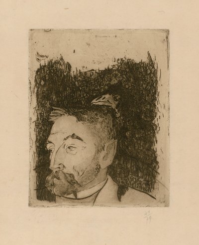 Stéphane Mallarmén muotokuva tekijältä Paul Gauguin