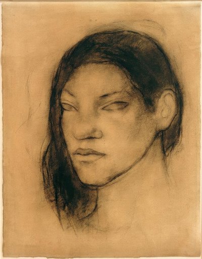 Porträt einer Tahitianerin tekijältä Paul Gauguin