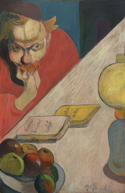 Jacob Meyer de Haanin muotokuva. 1889 tekijältä Paul Gauguin