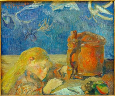 Clovis Gauguinin muotokuva (L’enfant endormi) tekijältä Paul Gauguin