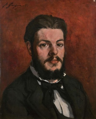 Claude Antoine Charles Favren muotokuva, 1877. tekijältä Paul Gauguin