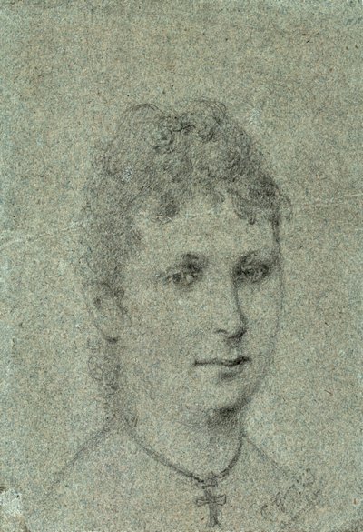 Mette-Sophie Gadin muotokuva, noin 1873. tekijältä Paul Gauguin