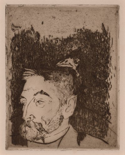 Stéphane Mallarmén muotokuva tekijältä Paul Gauguin
