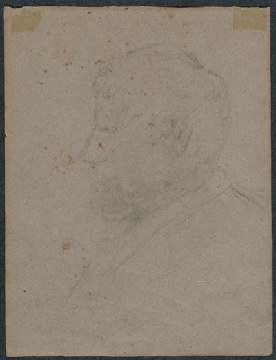 Miehen rintakuva (käänteinen) tekijältä Paul Gauguin