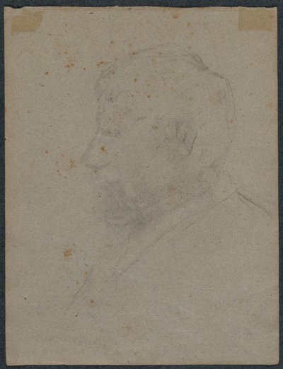 Profiili Miehen rintakuva, 1870-luku. tekijältä Paul Gauguin