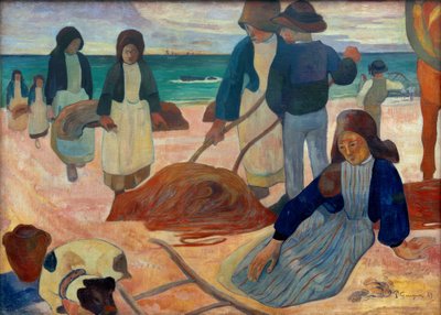 Ramasseuses de varech II (Bretonische Tangsammlerinnen II) tekijältä Paul Gauguin