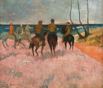 Reiter am Strand tekijältä Paul Gauguin