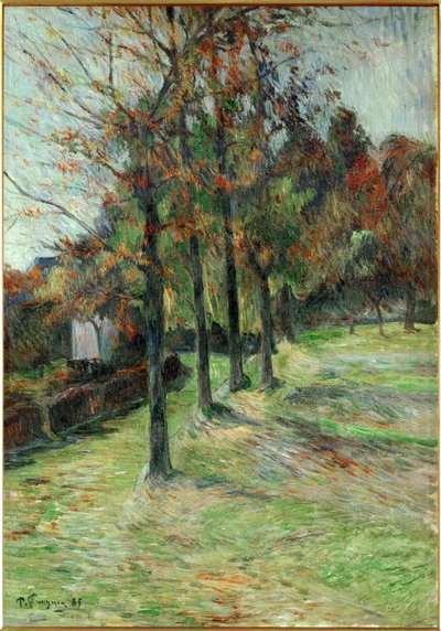 Route de Rouen II (öljy kankaalle) tekijältä Paul Gauguin