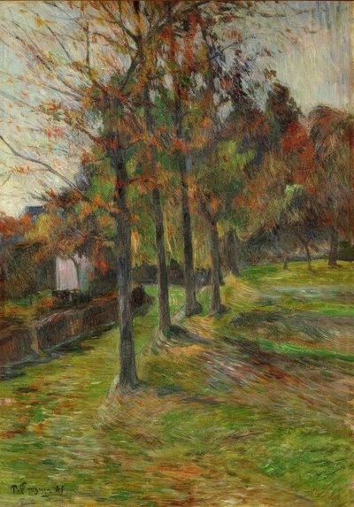 Route de Rouen II tekijältä Paul Gauguin