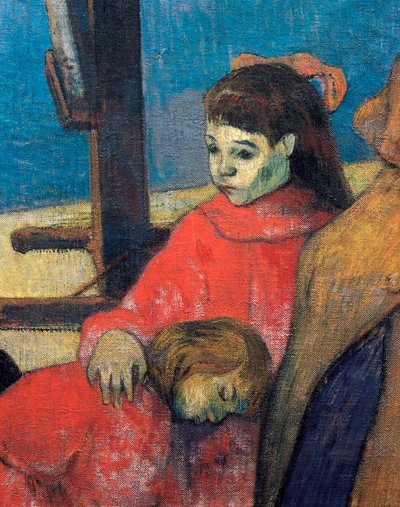 Schuffeneckerin perhe (yksityiskohta) tekijältä Paul Gauguin