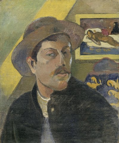 Omakuva, 1893-1894 tekijältä Paul Gauguin
