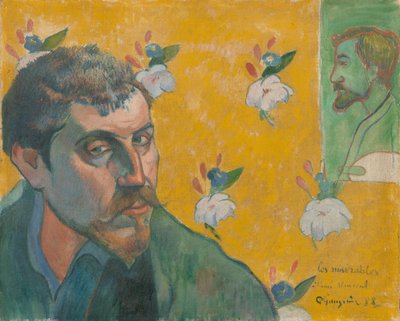 Omakuva ja Bernardin muotokuva, Les Misérables tekijältä Paul Gauguin