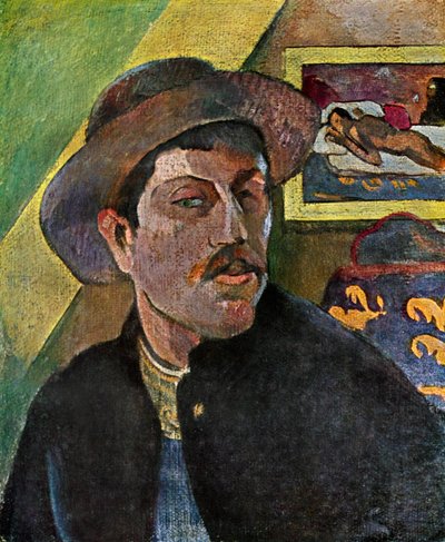 Omakuva hatussa, 1893-1894 1939. tekijältä Paul Gauguin