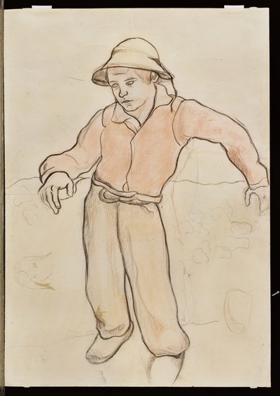 Pieni bretonilainen, 1889 tekijältä Paul Gauguin