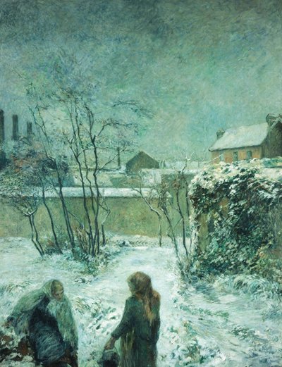 Snow, Carcel Road, 1883 tekijältä Paul Gauguin
