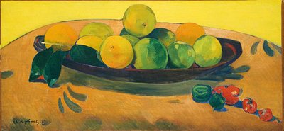 Asetelma hedelmien ja pippurien kanssa; Asetelma hedelmillä ja paprikoilla, 1892 tekijältä Paul Gauguin