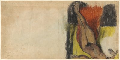 Tutkimus Aita tamari -naiselle Judith te pararille [verso] tekijältä Paul Gauguin